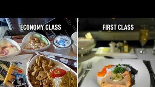 航空公司飞机餐对比