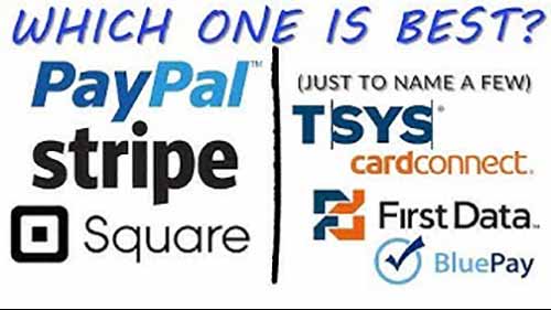 Paypal, Stripe, Square和商家帐户——哪一个更好