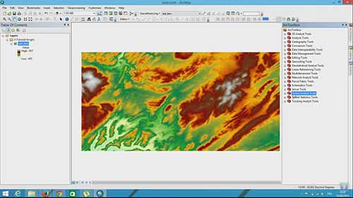 ArcGIS教程 04 使用空间分析模块绘制流域图