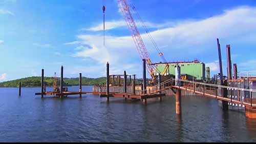 巴布亚新几内亚的码头建设