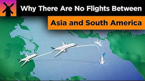 为什么东亚和南美洲之间没有航班