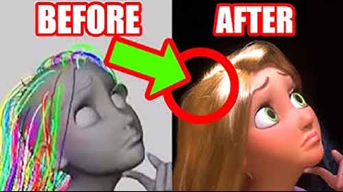 迪士尼如何制作逼真的头发