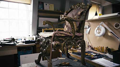 修复18世纪的英国椅子