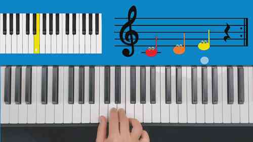 给孩子们的第一节钢琴课